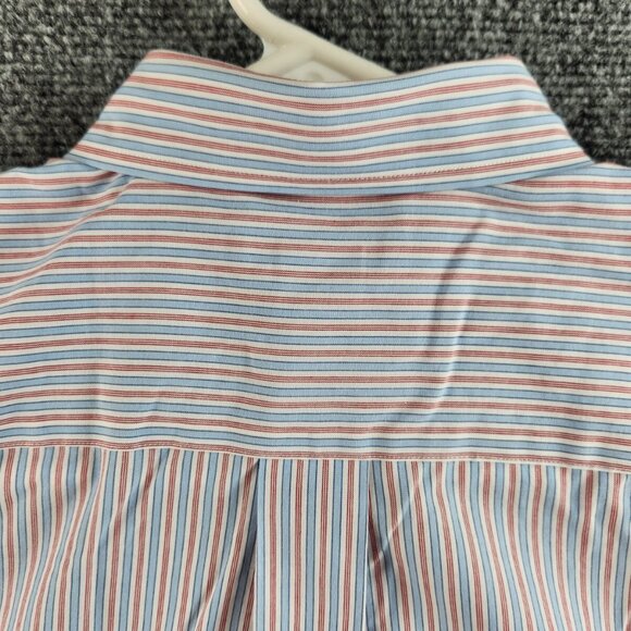 Brooks Brothers Boys XL Shirt Striped Red Blue Button Down Cotton Non Iron Teens - Picture 13 of 13